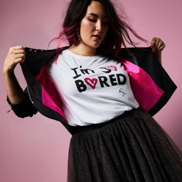 TORRID x BETSEY JOHNSON Leopard Trim Studded Faux Leather Jacket Black Size 1X - Picture 16 of 16